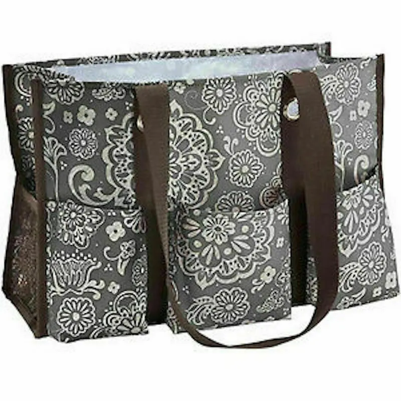 Thirty one Organizing Utility tote 31 gift shoulder bag in Woodblock Floral