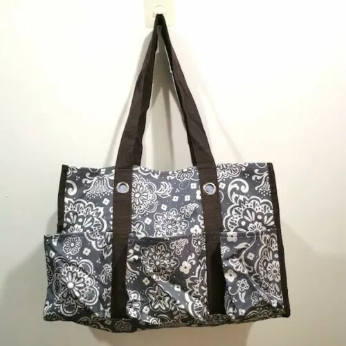 Thirty one Organizing Utility tote 31 gift shoulder bag in Woodblock Floral