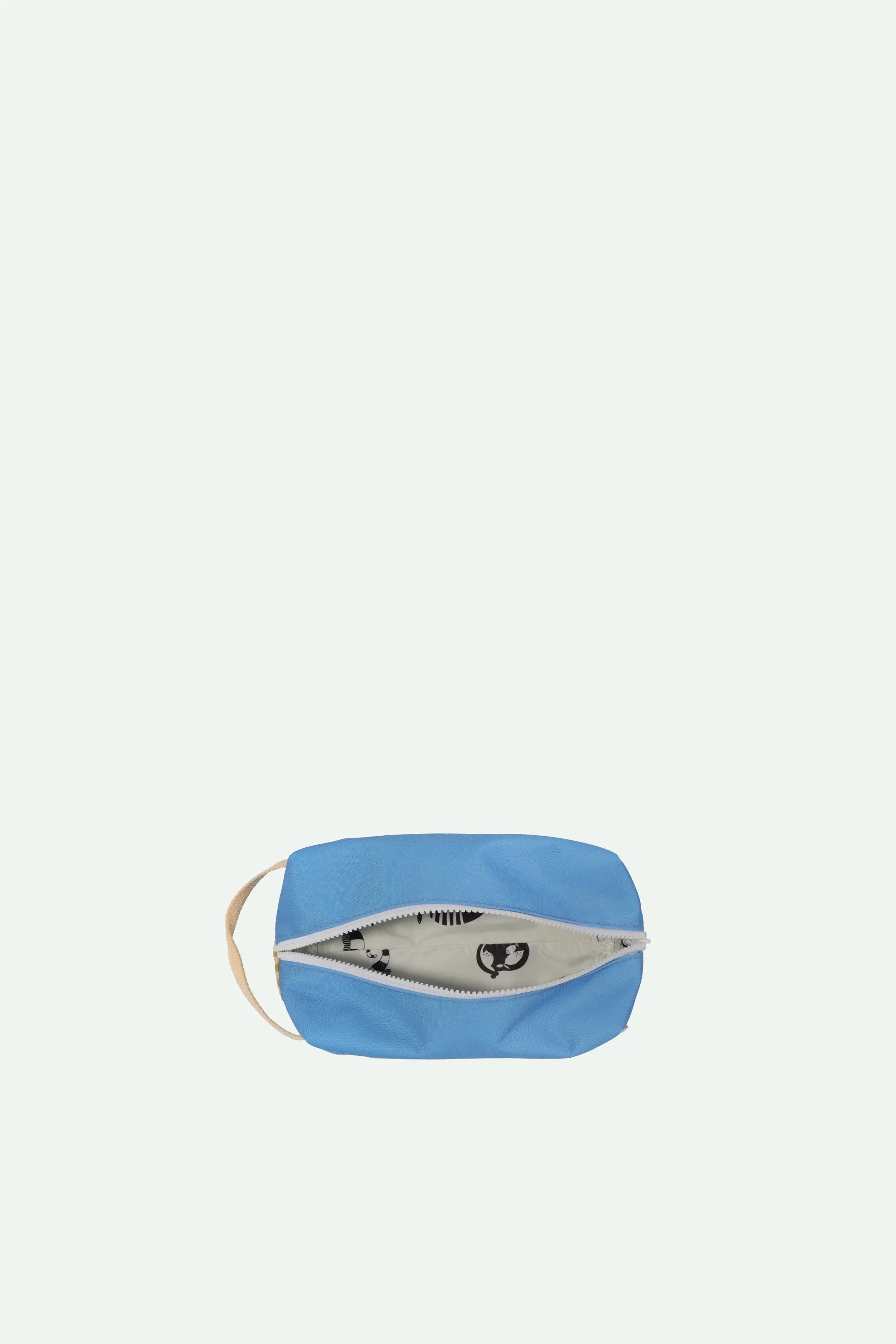 Toiletry bag | colourblocking | radar blue aquatic green