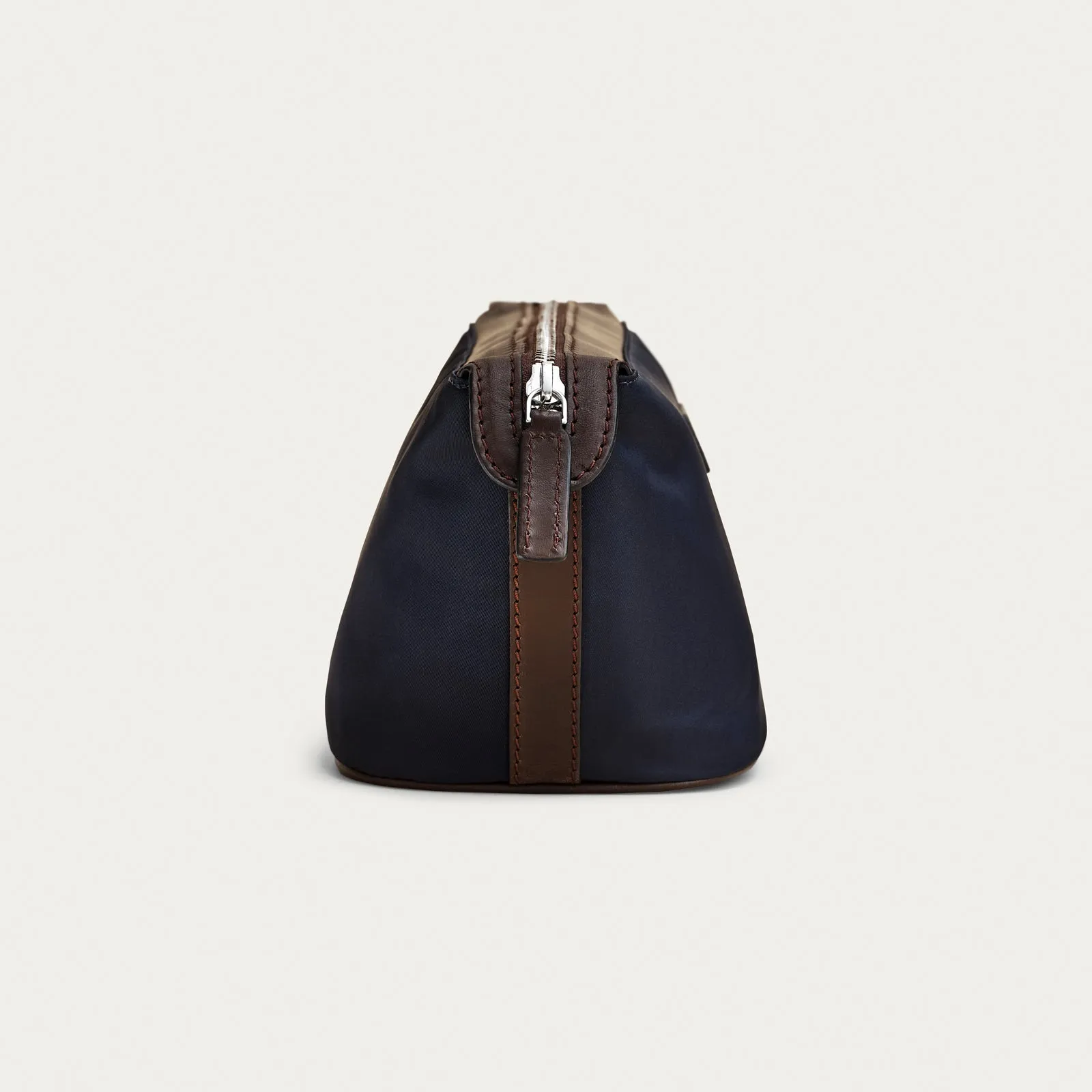 Toiletry Bag - Navy/Espresso