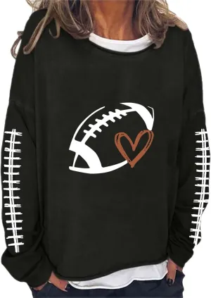 Tops for Women Casual Solid Flower Printed Sweatshirts Comfy Crewneck Long Sleeve Loose Fit Shirts Trendy Graphic Tee