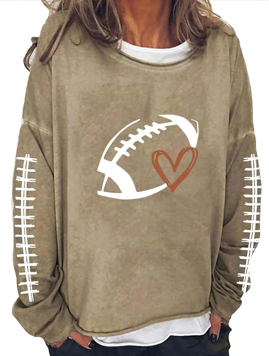 Tops for Women Casual Solid Flower Printed Sweatshirts Comfy Crewneck Long Sleeve Loose Fit Shirts Trendy Graphic Tee