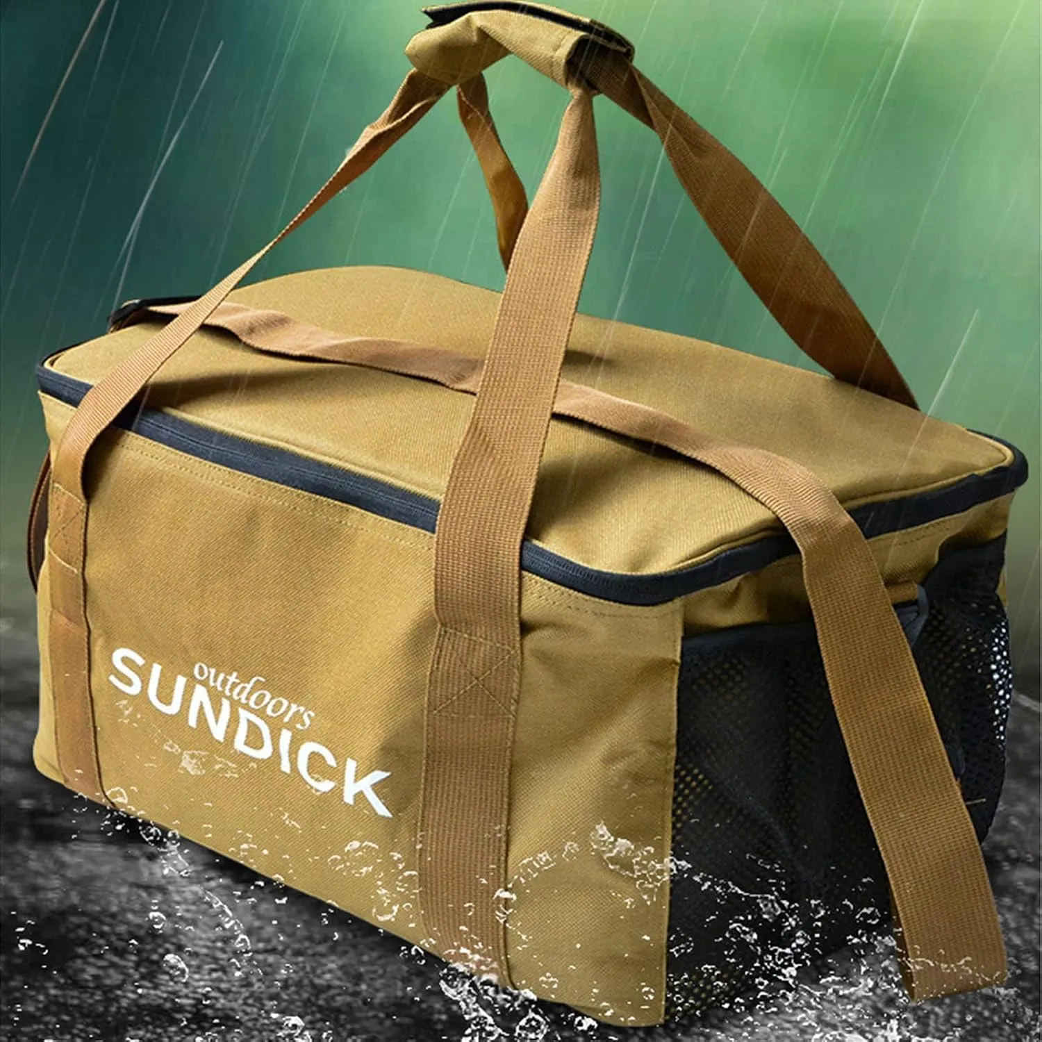 Topyond Camping Cookware Storage Bag, Travel Storage Bag, Camping Tableware Bag, Waterproof Outdoor Travel Tableware Storage Handbag Camping Cooler Bag