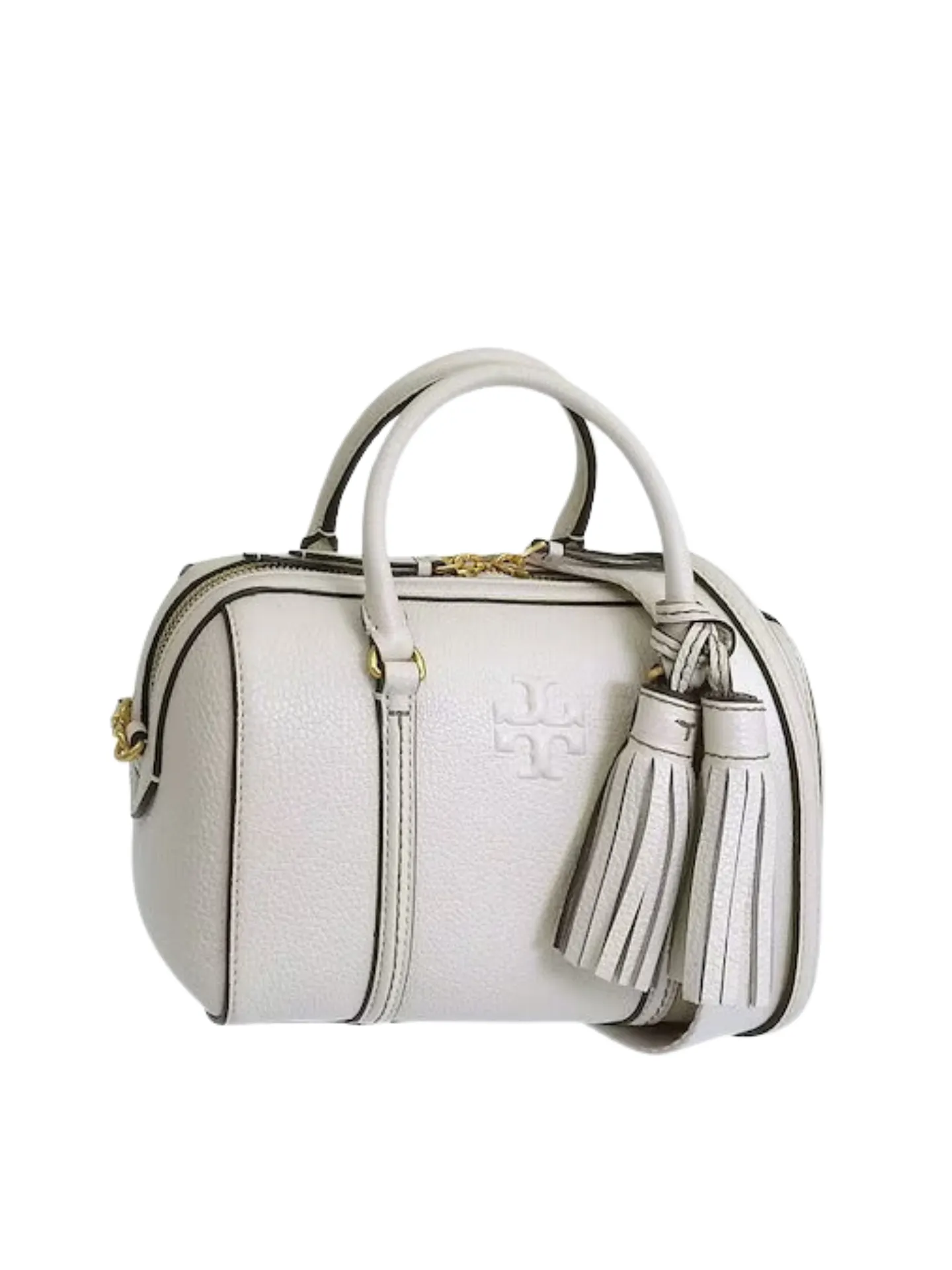 Tory Burch Thea Mini Leather Satchel Crossbody New Ivory