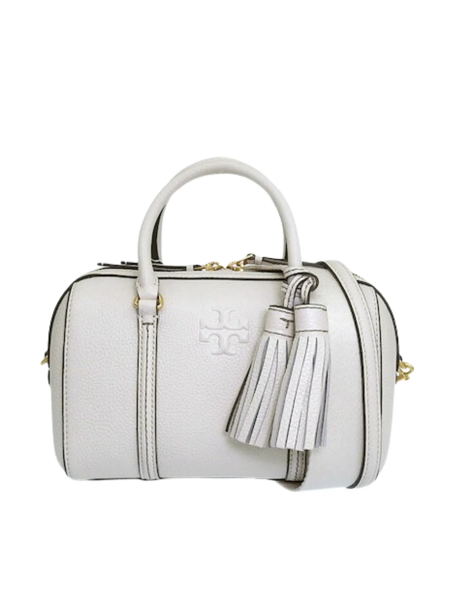 Tory Burch Thea Mini Leather Satchel Crossbody New Ivory