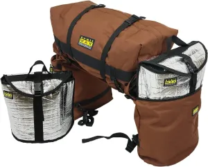 TrailMax Large Saddlebags for Trail Riding; Insulated Saddle Bags for Horses; Saddle Bags with Detachable Cantle Bag; Saddle Bag & Cantle Bag Set; Saddle Bags for Western & Endurance Saddles