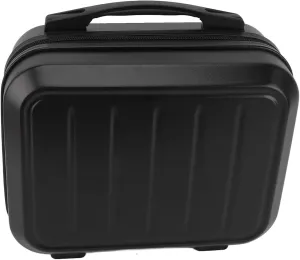 Travel Cosmetic Case, Fashionable 14in Cosmetic Bag for Travel (Black)