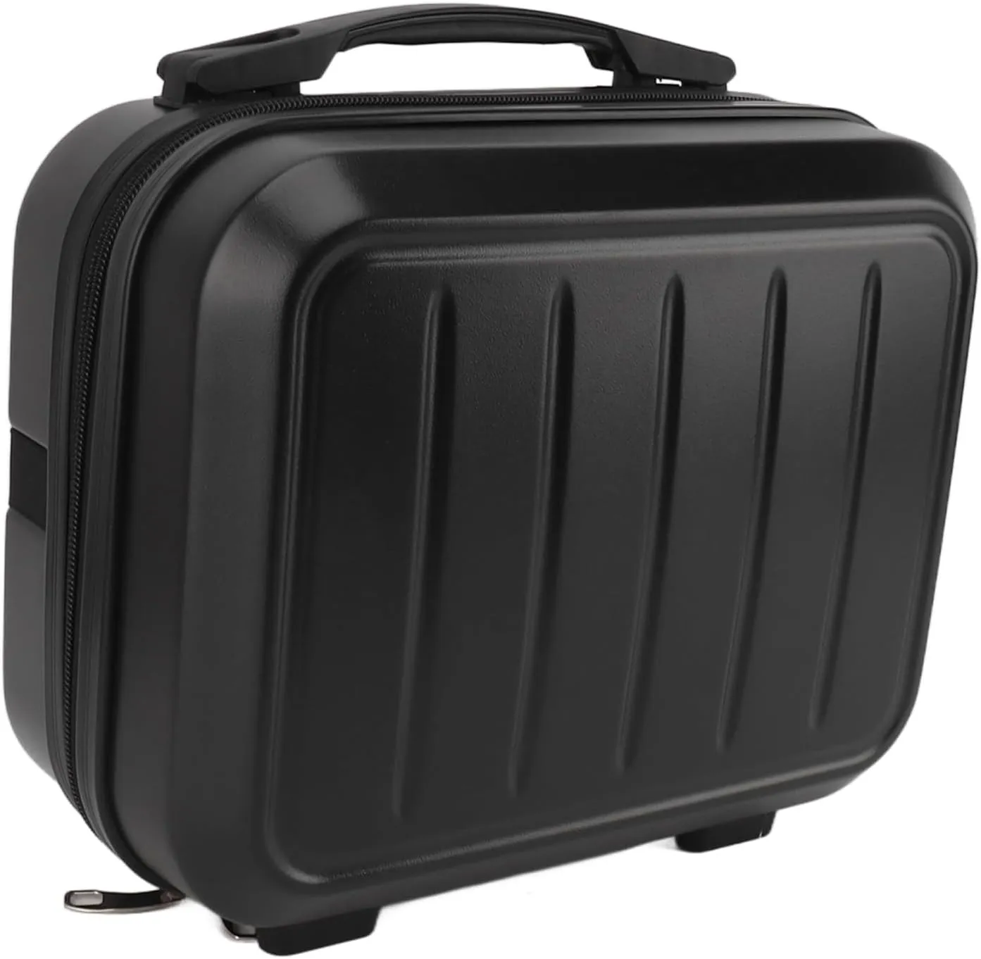 Travel Cosmetic Case, Fashionable 14in Cosmetic Bag for Travel (Black)