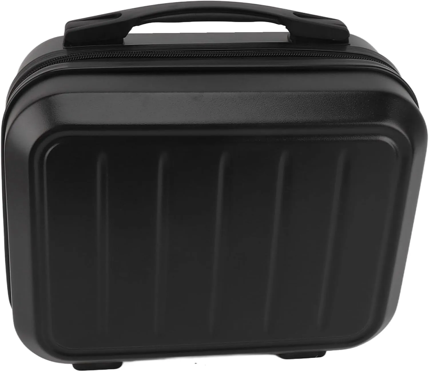 Travel Cosmetic Case, Fashionable 14in Cosmetic Bag for Travel (Black)