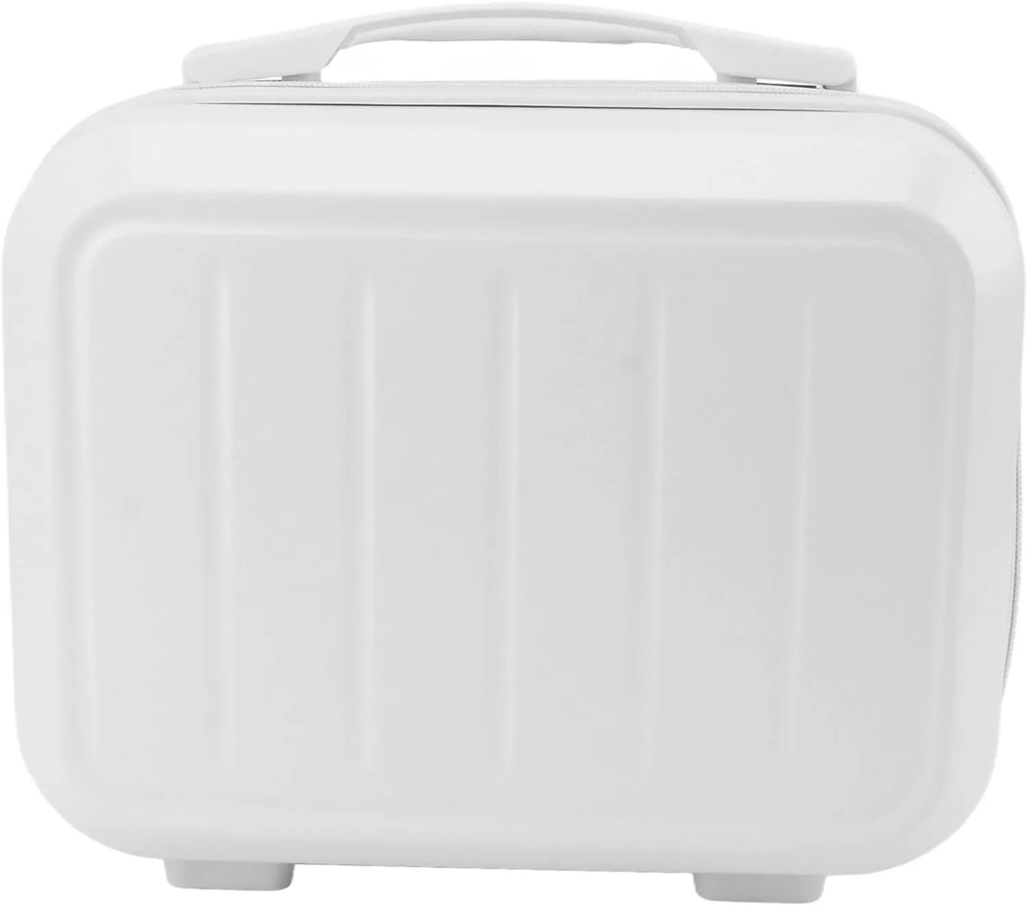 Travel Cosmetic Case, Fashionable 14in Cosmetic Bag for Travel (White)