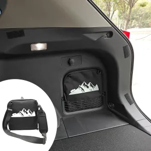 Trunk Upgrade, Trunk Organizer Pocket Multifunction Backpack, Trunk Cubby Storage bag，Cargo side pocket For Toyota Rav4 2025 2024 2023 2022 2021 2020 2019 Black, 1 pc