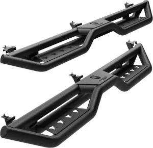 Tyger Auto Star Strider Compatible with 2018-2024 Jeep Wrangler JL 4-Door (Fits 21-24 4xe; Not Fit JK) | TG-SR2J74918 | Side Step Rails Nerf Bars Running Boards