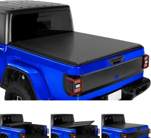 Tyger Auto T3 Soft Tri-fold Truck Bed Tonneau Cover Compatible with 2020-2024 Jeep Gladiator JT | 5' (60") Bed | TG-BC3J1060