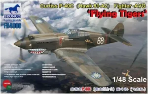 Unbekannt FB4006 - Model Kit Curtiss P-40C, Hawk 81-A2 Fighter AVG Flying Tigers