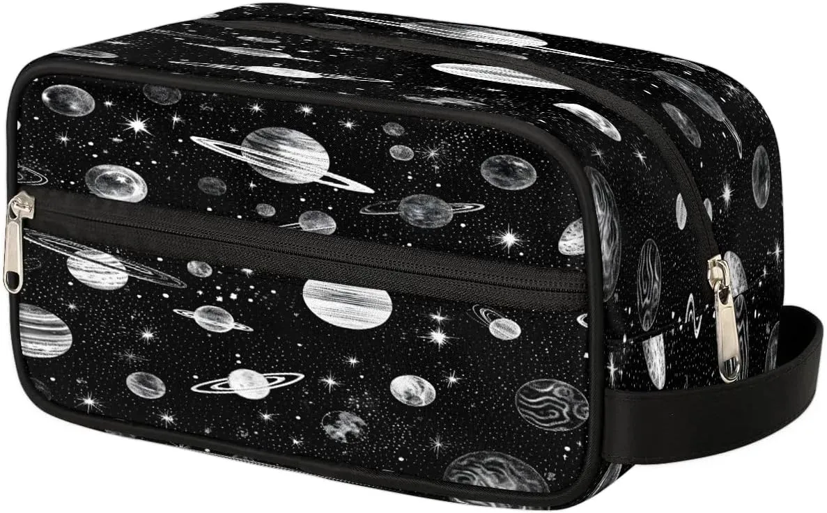Universe Toiletry Bag Dopp Kit Makeup Bag Travel Toiletry Bag for Women Men Portable Organizer Shaving Bag for Toiletries Accessories