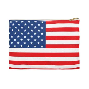 USA Flag  Accessory Pouch