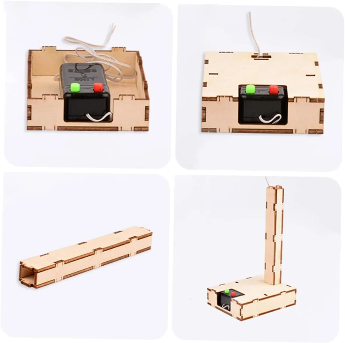 Vaguelly 3pcs Elevator Model Toy Educational Science Kit for Boys and Girls Technical Elevator Model for Hands Learning for Developing Hobbies and Interests Assembling Fun Without Battery