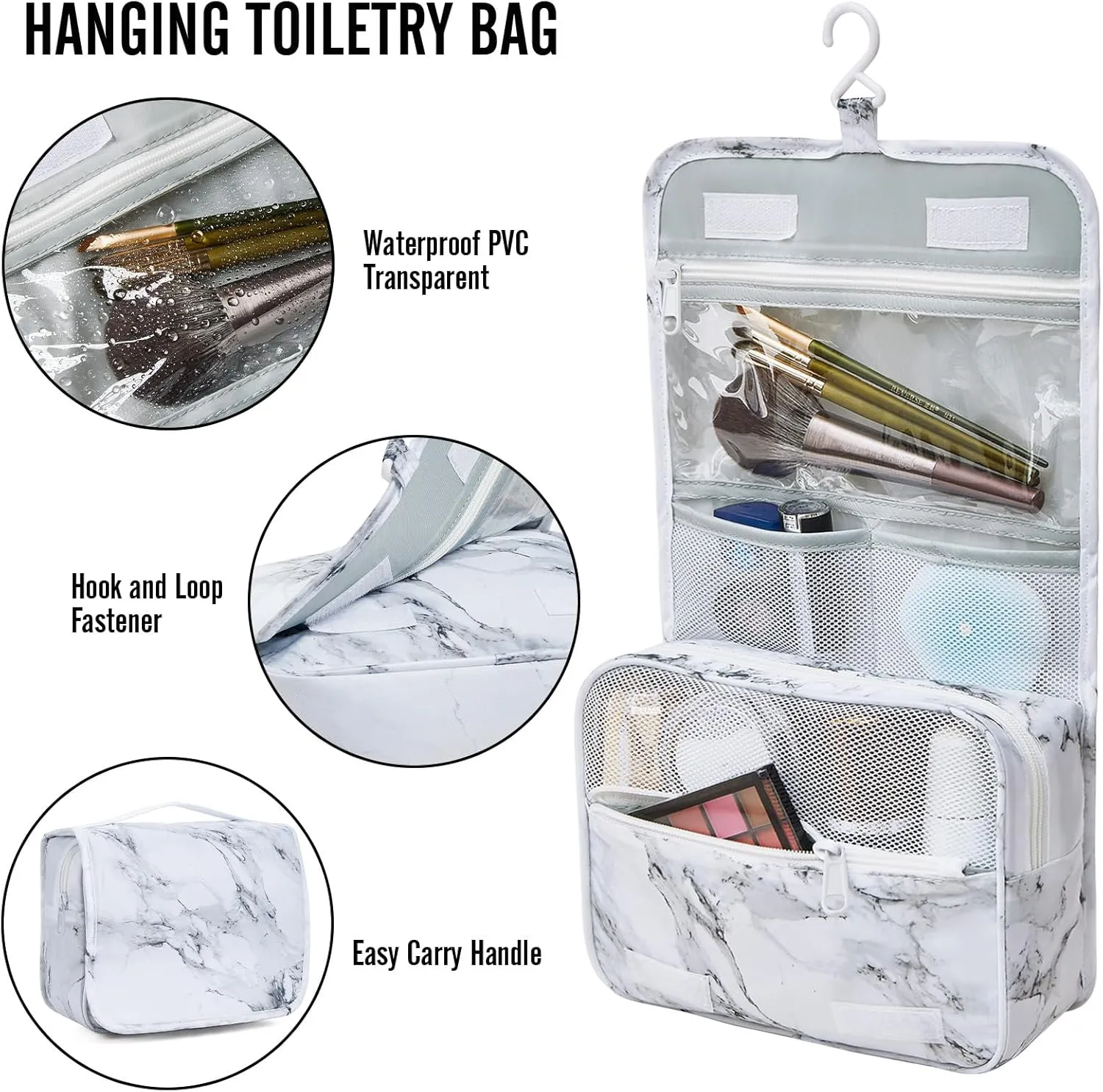 Veken 8 Set Packing Cubes, Travel Gifts for Women Mom, Carry on Suitcase Organizer Bags with Hanging Toiletry Bag and Large Laundry Bag, Travel Essentials Luggage Accessories for Cruise Ship