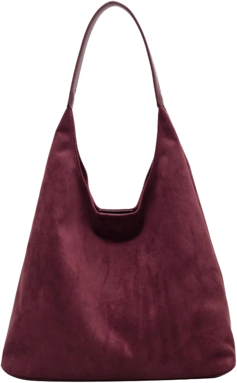 Vintage Suede Tote Bag for Women Autumn Winter 2025 Collection Retro Casual Commute Large Capacity Shoulder Bag
