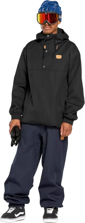 Volcom Men's Arthur Longo 20k Pullover Anarok Hooded Snowboard Jacket