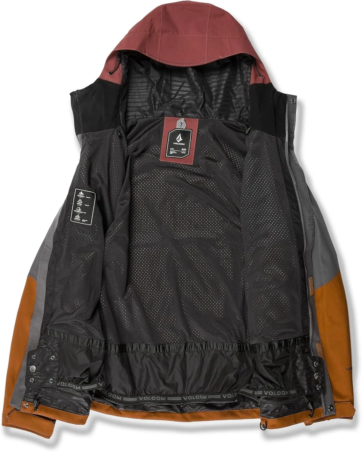 Volcom Men's Brighton Hooded Snowboard Ski Winter Jacket