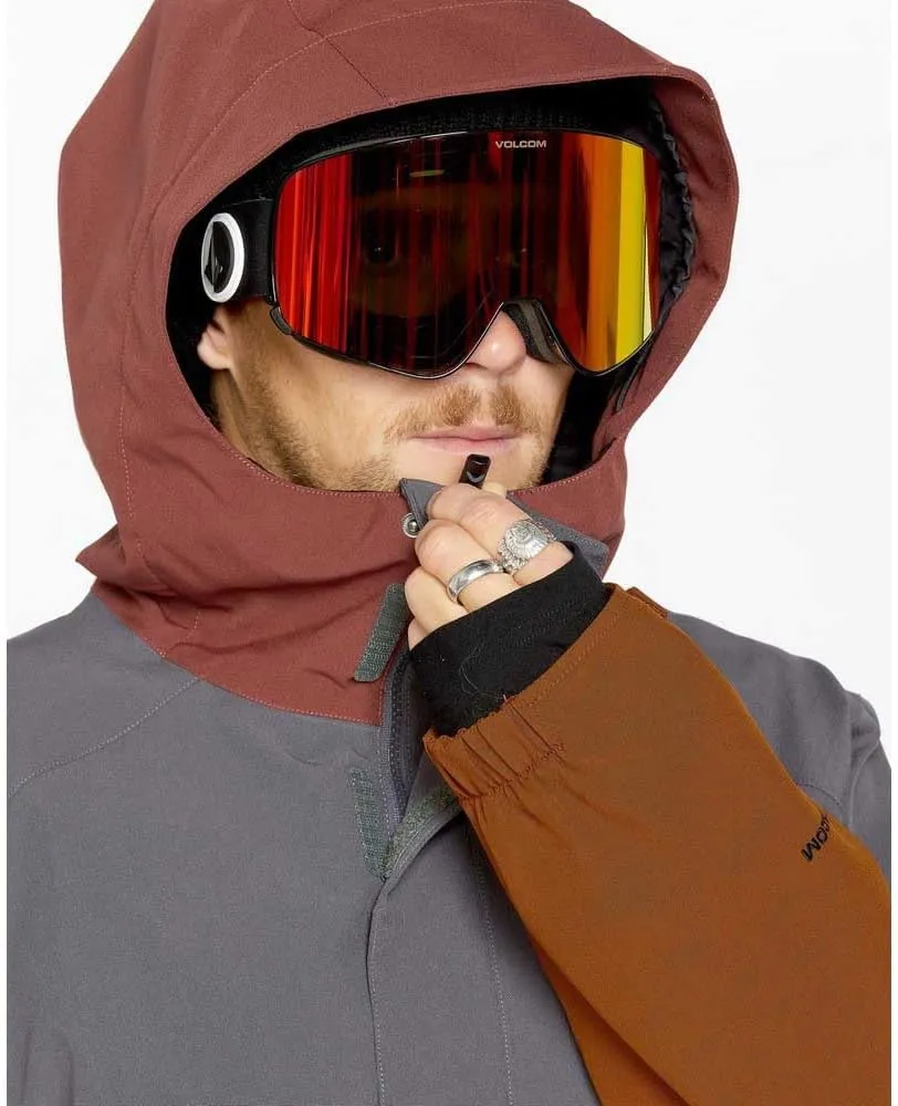 Volcom Men's Brighton Hooded Snowboard Ski Winter Jacket
