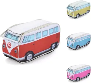 Volkswagen Travel Toiletry Bag for Men and Women - Cosmetic Makeup Organizer Dopp Kit with Internal Pockets and Double Zipper - VW Bus Volkswagen Accessories - Multiple Colors