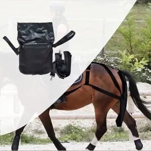 Washable Horse Diaper Equine Manure Bag, Lightweight Horse Poop Catcher Bag for Large Medium Small Equine, Parade/Barn Muck Organizer Container(Medium)