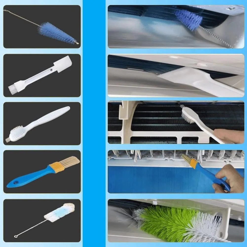 Waterproof Split Air Conditioner Cleaning Kits, Wall Mounted Air Conditioning Dust Washing Clean Cover Air Conditioner Service Bag for 1~1.5P Hanging Air Conditioners (Blue,size:135x60cm)