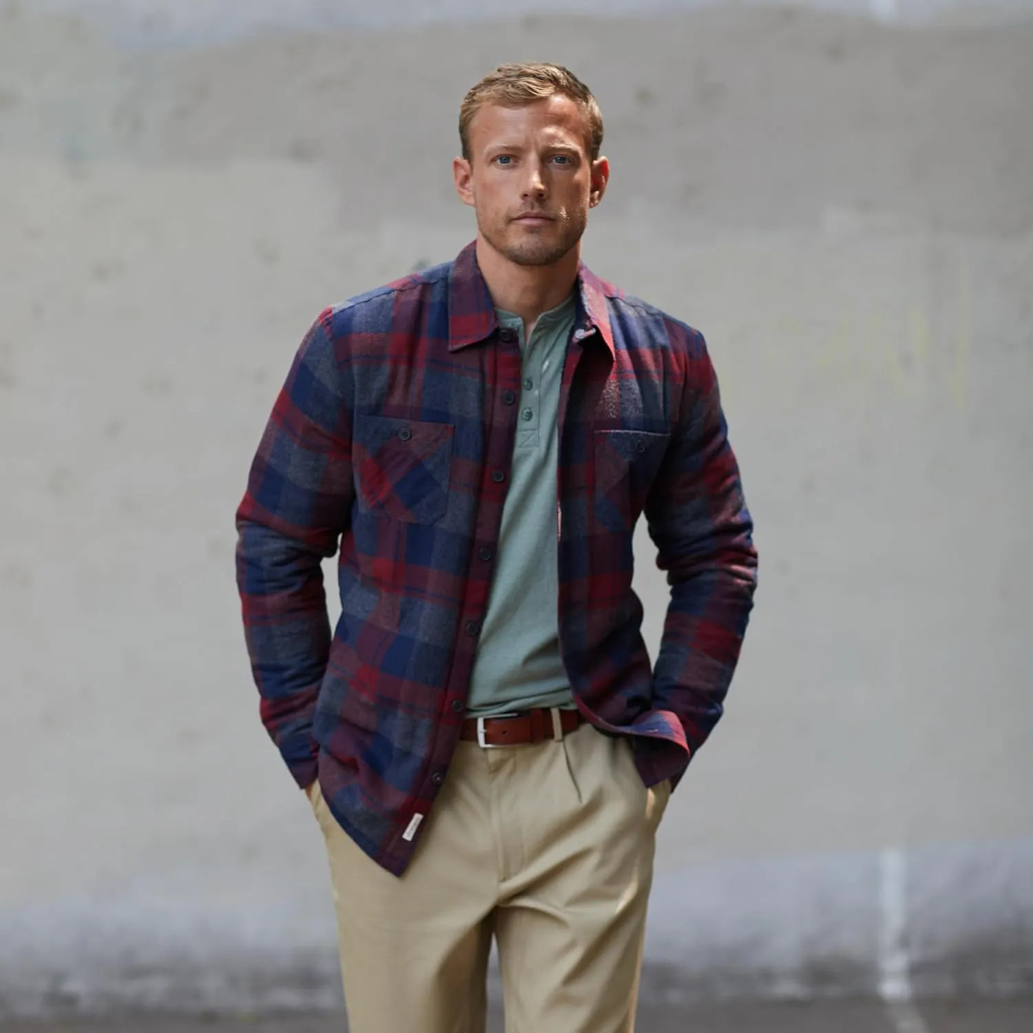 Weatherproof Vintage Mens Hooded and Non-Hooded Sherpa Lined Soft Brushed Plaid Flannel Button-Down Shirt Jacket