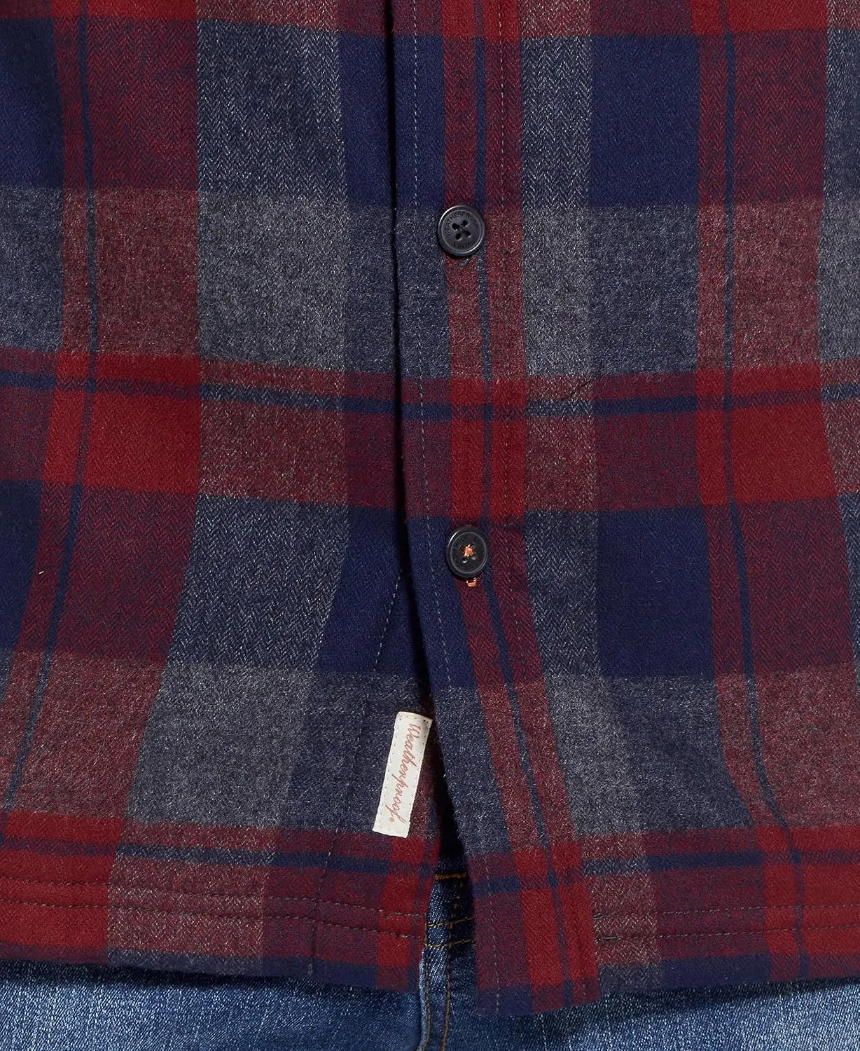 Weatherproof Vintage Mens Hooded and Non-Hooded Sherpa Lined Soft Brushed Plaid Flannel Button-Down Shirt Jacket