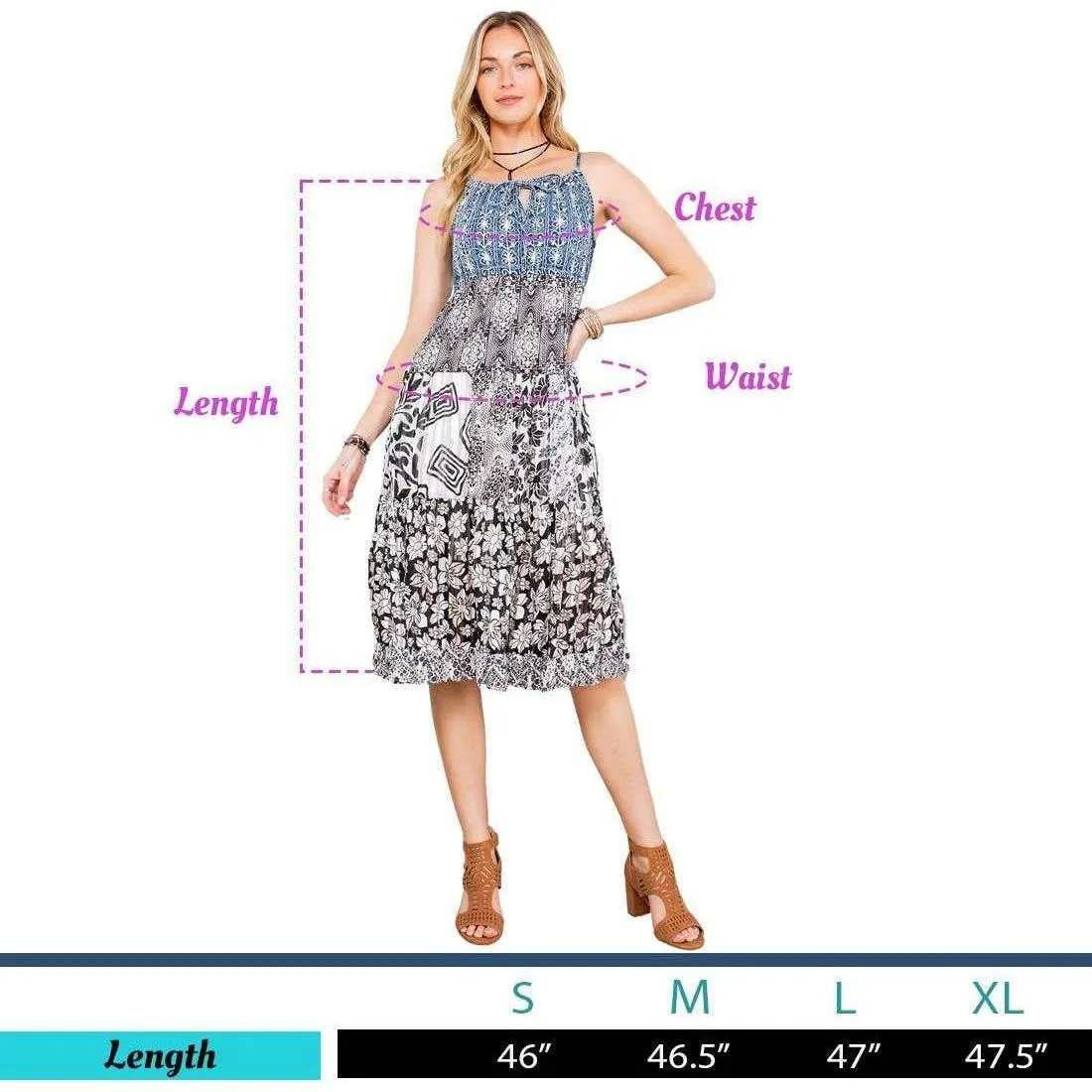 Western Charm With Aari Embroidered And Patchwork Dress: Black&White