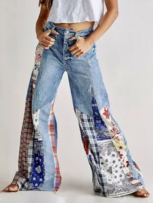Wide Flare Baggy Jeans