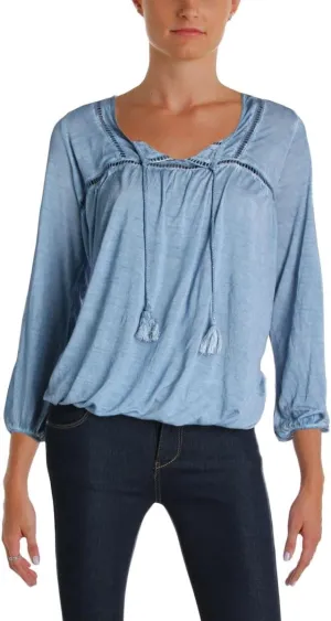 William Rast Women's Willliam Rast-Carmen Long Sleeve Knit Top