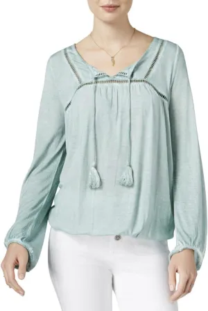 William Rast Women's Willliam Rast-Carmen Long Sleeve Knit Top