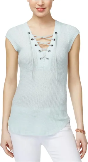 William Rast Women's Willliam Rast-Gordon Trifecta Cap Sleeve Knit Top