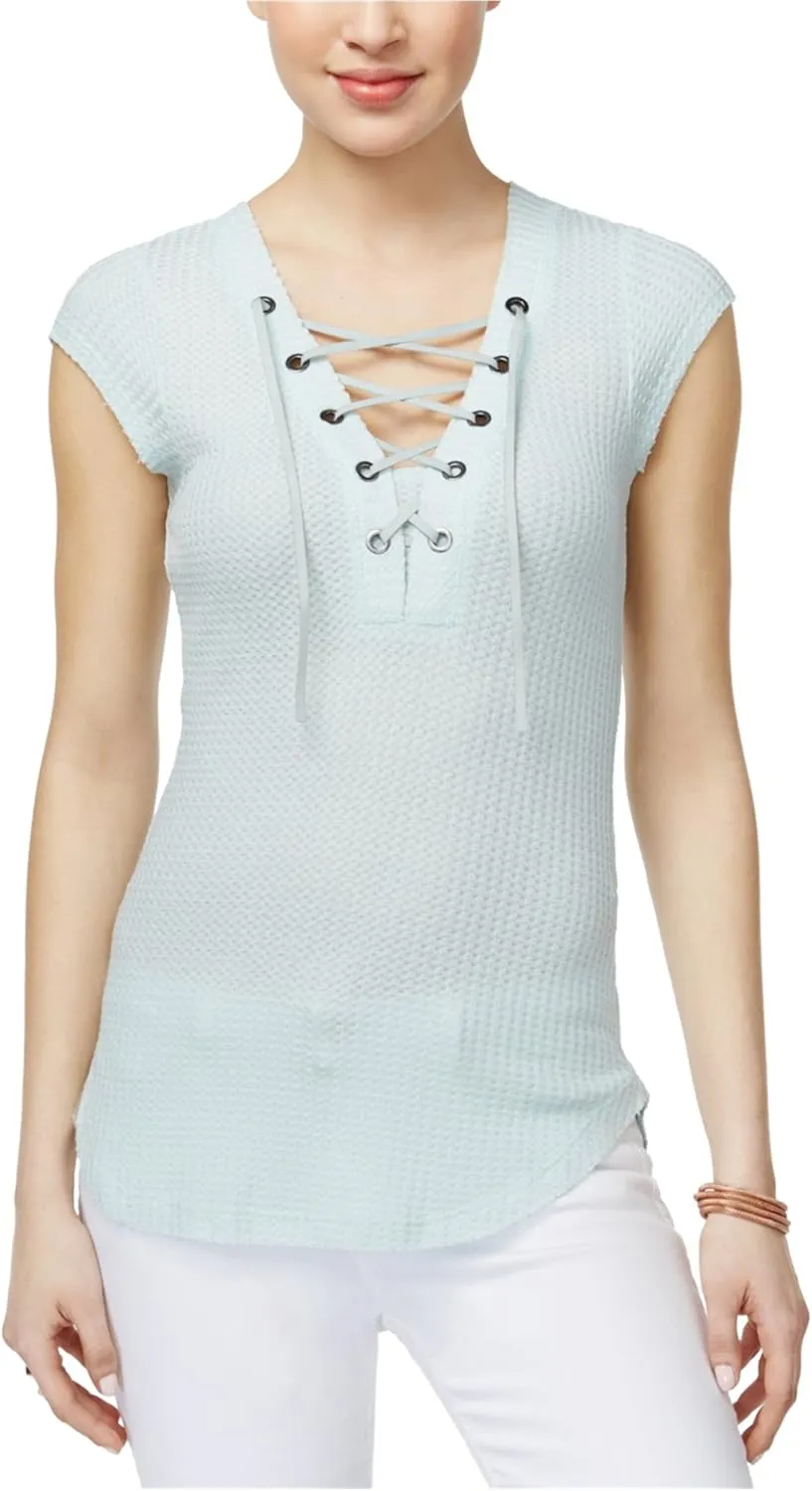 William Rast Women's Willliam Rast-Gordon Trifecta Cap Sleeve Knit Top