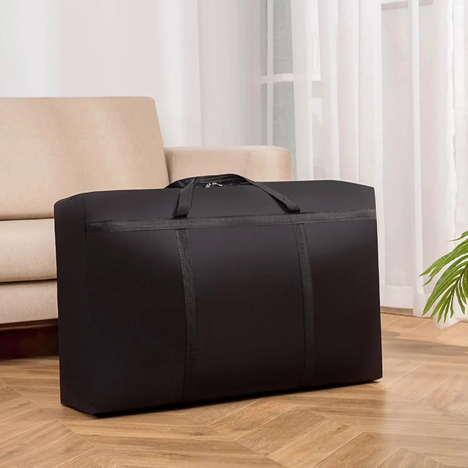WITERY 180L Large Storage Bags - Big Moving Bags Heavy Duty with Zippers & Handles, Alternative to Moving Boxes and 39Inch Storage Tote for Space Saving, Travel, Clothes, Blankets, Pillows, Bedding