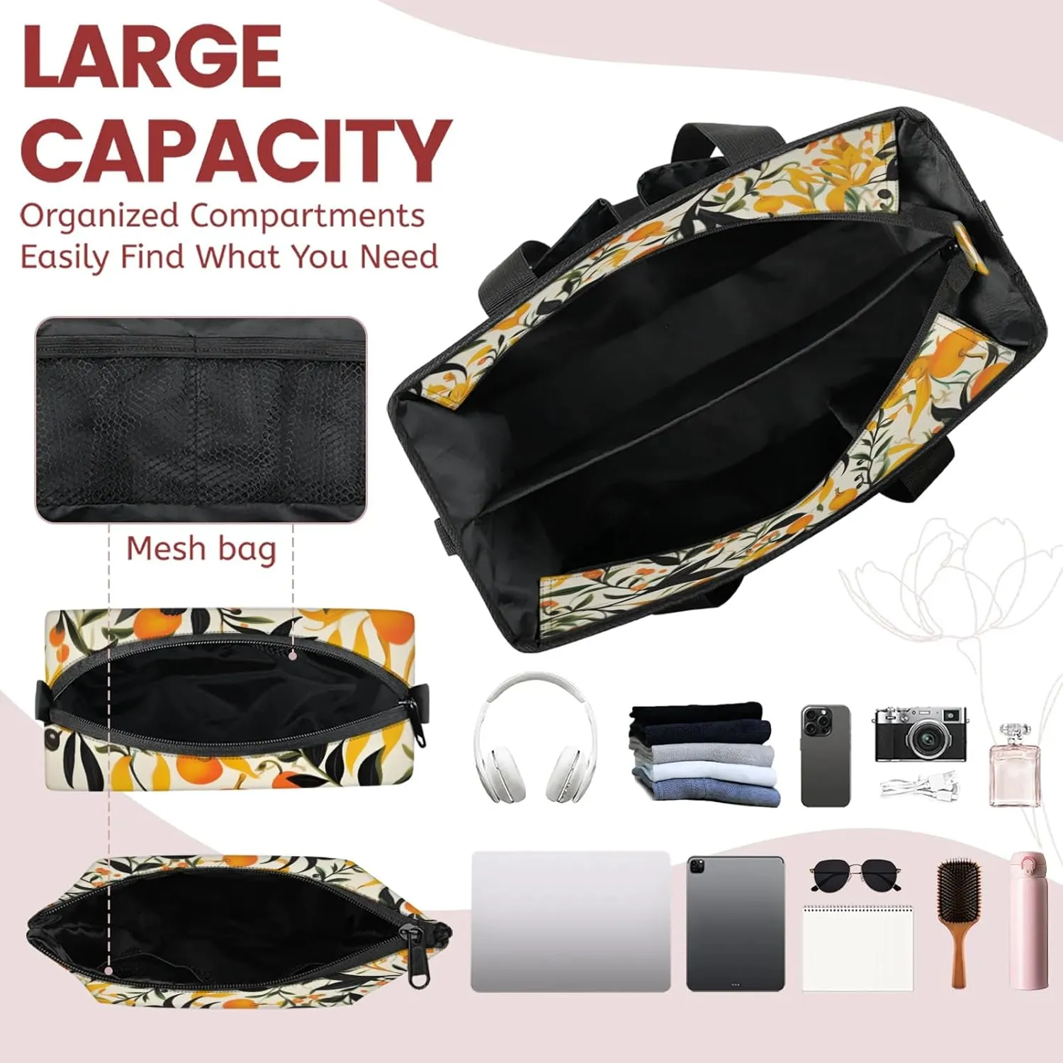 Women Fashion Tote Bag Wallet Shoulder Bags Set 3PCS Top Handle Satchel Purse Large Zippered Handbag Daily Use