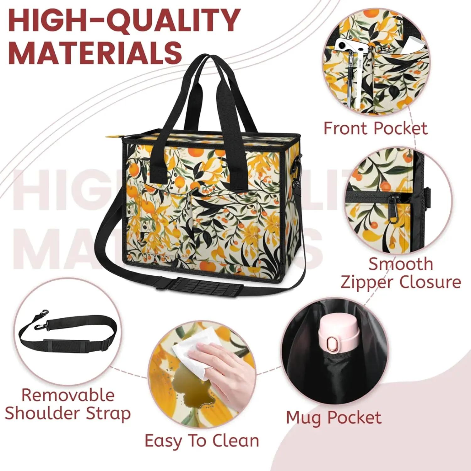 Women Fashion Tote Bag Wallet Shoulder Bags Set 3PCS Top Handle Satchel Purse Large Zippered Handbag Daily Use