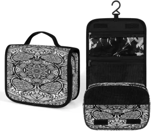 Women Hanging Toiletry Wash bag, Travel Cosmetic Storage Case Organizer