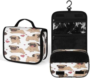 Women Hanging Toiletry Wash bag, Travel Cosmetic Storage Case Organizer