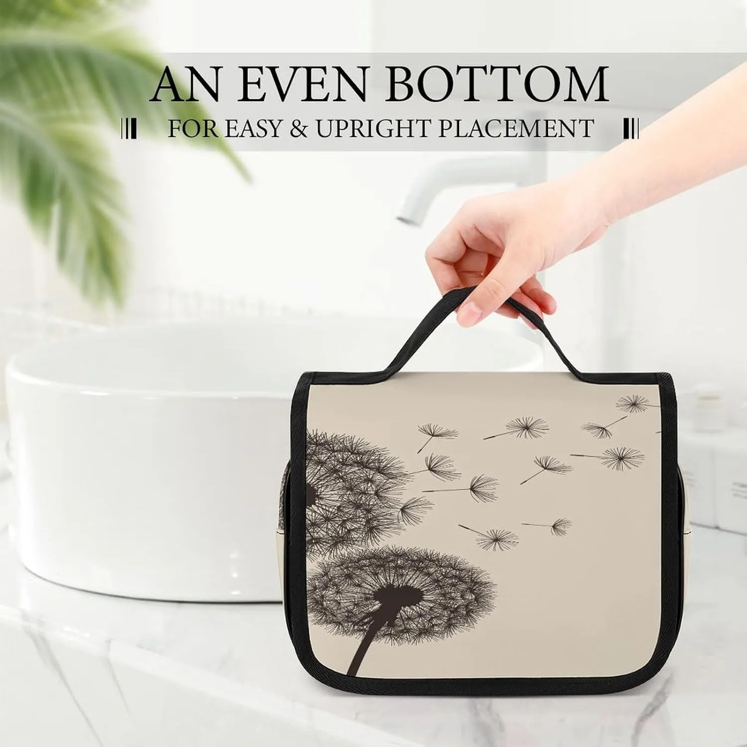 Women Hanging Toiletry Wash bag, Travel Cosmetic Storage Case Organizer