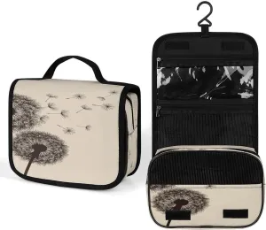 Women Hanging Toiletry Wash bag, Travel Cosmetic Storage Case Organizer