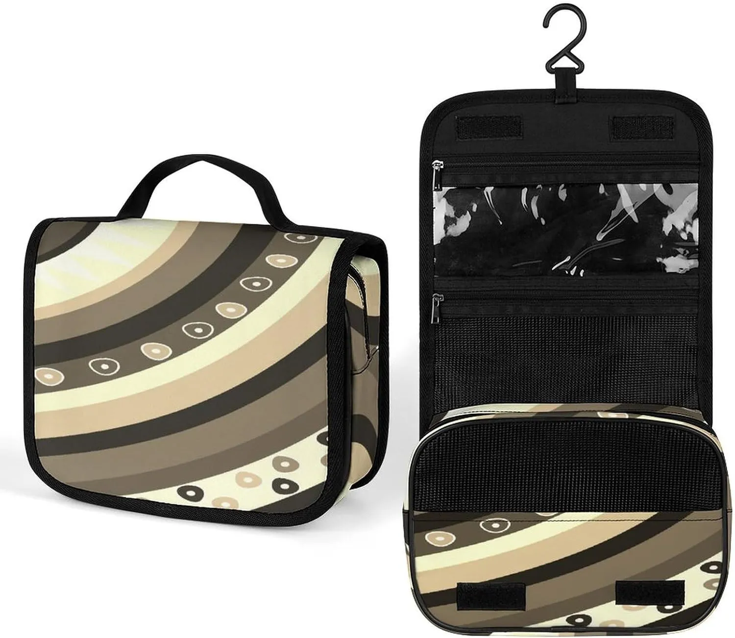 Women Hanging Toiletry Wash bag, Travel Cosmetic Storage Case Organizer