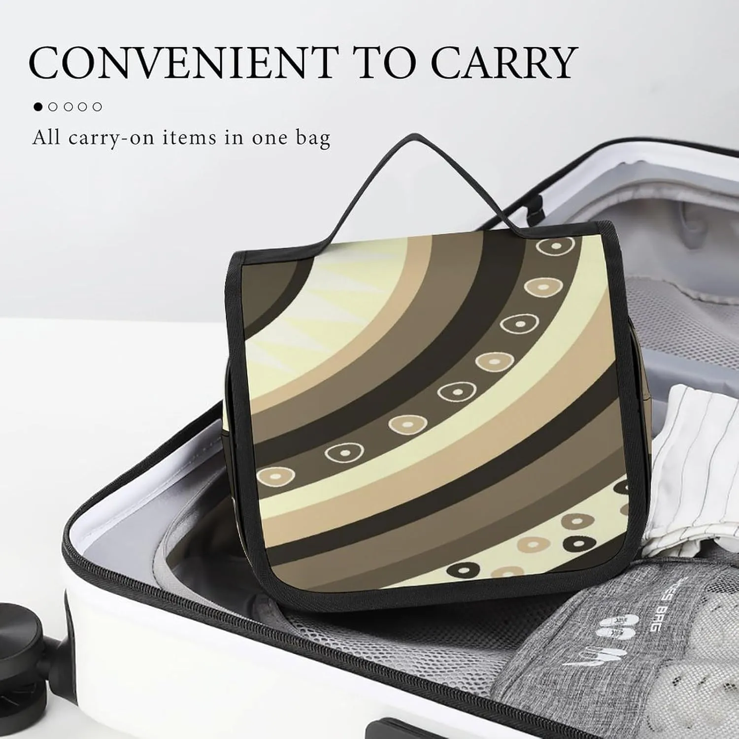 Women Hanging Toiletry Wash bag, Travel Cosmetic Storage Case Organizer