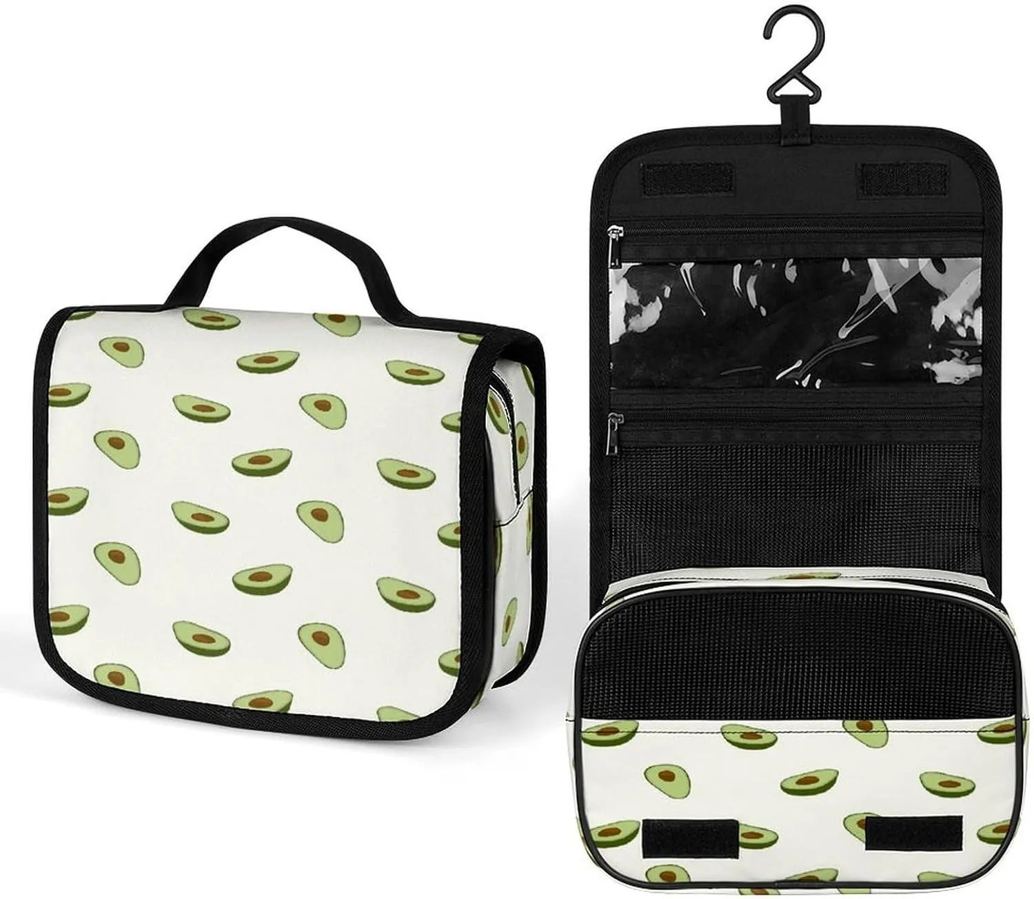 Women Hanging Toiletry Wash bag, Travel Cosmetic Storage Case Organizer
