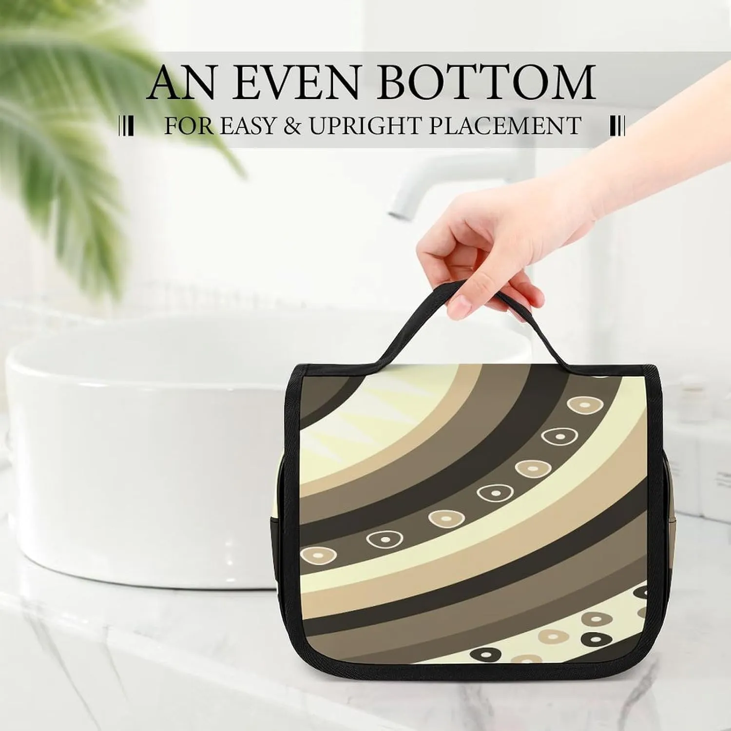 Women Hanging Toiletry Wash bag, Travel Cosmetic Storage Case Organizer