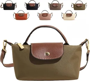 Women's Fashion mini bag, crossbody bag, solid color square wallet that can be carried playfully, elegant handbag wallet