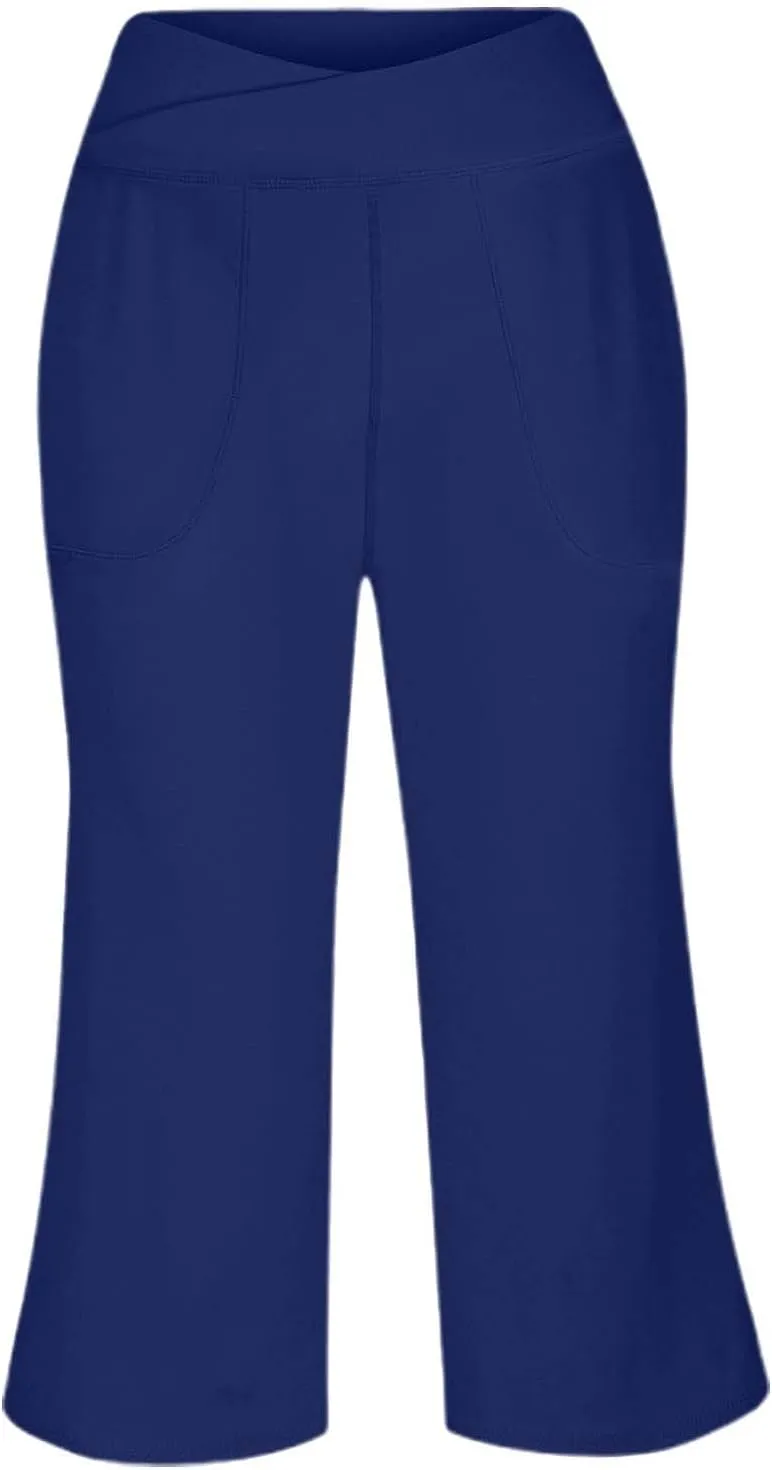 Womens Linen Wide Leg Pants Company Womens Hyper Ultra Stretch Cargo Ladies Capri Pant High Waisted Work Pants